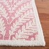 SAFAVIEH Area Rug 8×10 – Capri Collection – Large – Ivory & Blue, Handmade Wool, Ideal for Living Room, Bedroom, Office, Dining Space (CPR208A)(Pink/Ivory)