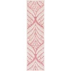 SAFAVIEH Area Rug 8×10 – Capri Collection – Large – Ivory & Blue, Handmade Wool, Ideal for Living Room, Bedroom, Office, Dining Space (CPR208A)(Pink/Ivory)