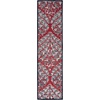 SAFAVIEH Area Rug 8×10 – Capri Collection – Large – Ivory & Blue, Handmade Wool, Ideal for Living Room, Bedroom, Office, Dining Space (CPR208A)(Red/Green)
