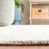 SAFAVIEH Area Rug 8×10 – Dip Dye Collection – Large – Light Blue & Ivory, Handmade Wool, Ideal for Living Room, Bedroom, Office, Dining Space (DDY901L)