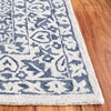 SAFAVIEH Area Rug 8×10 – Dip Dye Collection – Large – Navy Blue, Handmade Wool, Ideal for Living Room, Bedroom, Office, Dining Space (DDY151N)(Blue/Ivory)