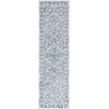 SAFAVIEH Area Rug 8×10 – Dip Dye Collection – Large – Navy Blue, Handmade Wool, Ideal for Living Room, Bedroom, Office, Dining Space (DDY151N)(Blue/Ivory)