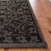 SAFAVIEH Area Rug 8×10 – Dip Dye Collection – Large – Navy Blue, Handmade Wool, Ideal for Living Room, Bedroom, Office, Dining Space (DDY151N)(Dark Grey)