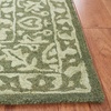 SAFAVIEH Area Rug 8×10 – Dip Dye Collection – Large – Navy Blue, Handmade Wool, Ideal for Living Room, Bedroom, Office, Dining Space (DDY151N)(Green)
