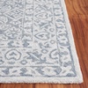 SAFAVIEH Area Rug 8×10 – Dip Dye Collection – Large – Navy Blue, Handmade Wool, Ideal for Living Room, Bedroom, Office, Dining Space (DDY151N)(Grey/Ivory)