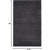 SAFAVIEH Area Rug 8×10 – Himalaya Collection – Large – Stone, Handmade Wool, Ideal for Living Room, Bedroom, Office, Dining Space (HIM820A)(Black)