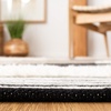 SAFAVIEH Area Rug 8×10 – Kenya Collection – Large – Black & Ivory, Handmade Wool, Southwestern Design, Ideal for Living Room, Bedroom, Dining Space (KNY278Z)(Black/Ivory)