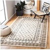 SAFAVIEH Area Rug 8×10 – Kilim Collection – Large – Ivory & Grey, Handmade Flat Weave Jute, Ideal for Living Room, Bedroom, Office, Dining Space (KLM755A)(Ivory/Grey)