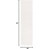 SAFAVIEH Area Rug 8×10 – Melody Collection – Large – Ivory, Solid Pattern, Non-Shedding & Easy Cleaning, Ideal for Living Room, Bedroom, Office, Dining Space Room (MEL108A)(Ivory)