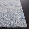 SAFAVIEH Area Rug 8×10 – Metro Collection – Large – Natural & Ivory, Handmade Wool, Ideal for Living Room, Bedroom, Dining Space (MET998A)(Blue/Ivory)