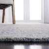 SAFAVIEH Area Rug 8×10 – Metro Collection – Large – Natural & Ivory, Handmade Wool, Ideal for Living Room, Bedroom, Dining Space (MET998A)(Blue/Ivory)