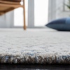 SAFAVIEH Area Rug 8×10 – Metro Collection – Large – Natural & Ivory, Handmade Wool, Ideal for Living Room, Bedroom, Dining Space (MET998A)(Light Blue / Ivory)