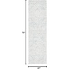 SAFAVIEH Area Rug 8×10 – Metro Collection – Large – Natural & Ivory, Handmade Wool, Ideal for Living Room, Bedroom, Dining Space (MET998A)(Light Blue / Ivory)