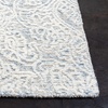 SAFAVIEH Area Rug 8×10 – Metro Collection – Large – Natural & Ivory, Handmade Wool, Ideal for Living Room, Bedroom, Dining Space (MET998A)(Light Blue / Ivory)