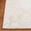 SAFAVIEH Area Rug 8×10 – Micro-Loop Collection – Large – Beige, Handmade Wool, Ideal for Living Room, Bedroom, Office, Dining Space (MLP539B)(Beige)