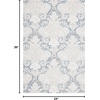 SAFAVIEH Area Rug 8×10 – Micro-Loop Collection – Large – Beige, Handmade Wool, Ideal for Living Room, Bedroom, Office, Dining Space (MLP539B)(Blue/Ivory)