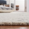 SAFAVIEH Area Rug 8×10 – Micro-Loop Collection – Large – Beige, Handmade Wool, Ideal for Living Room, Bedroom, Office, Dining Space (MLP539B)(Charcoal/Ivory)