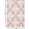 SAFAVIEH Area Rug 8×10 – Micro-Loop Collection – Large – Beige, Handmade Wool, Ideal for Living Room, Bedroom, Office, Dining Space (MLP539B)(Pink/Beige)