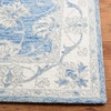SAFAVIEH Area Rug 8×10 – Micro-Loop Collection – Large – Light Blue & Ivory, Handmade Wool, Ideal for Living Room, Bedroom, Office, Dining Space (MLP536L)(Blue/Ivory)