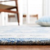SAFAVIEH Area Rug 8×10 – Micro-Loop Collection – Large – Light Blue & Ivory, Handmade Wool, Ideal for Living Room, Bedroom, Office, Dining Space (MLP536L)(Blue/Ivory)