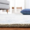 SAFAVIEH Area Rug 8×10 – Micro-Loop Collection – Large – Light Blue & Ivory, Handmade Wool, Ideal for Living Room, Bedroom, Office, Dining Space (MLP536L)(Light Blue / Ivory)