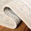 SAFAVIEH Area Rug 8×10 – Micro-Loop Collection – Large – Light Grey & Ivory, Handmade Wool, Medallion Design, Ideal for Living Room, Bedroom, Office, Dining Space (MLP505F)(Light Grey/Ivory)