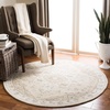 SAFAVIEH Area Rug 8×10 – Micro-Loop Collection – Large – Light Grey & Ivory, Handmade Wool, Medallion Design, Ideal for Living Room, Bedroom, Office, Dining Space (MLP505F)(Navy/Ivory)