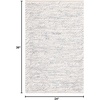 SAFAVIEH Area Rug 8×10 – Natura Collection – Large – Grey & Ivory, Handmade Wool, Ideal for Living Room, Bedroom, Dining Space (NAT182F)(Grey/Ivory)