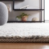 SAFAVIEH Area Rug 8×10 – Natura Collection – Large – Grey & Ivory, Handmade Wool, Ideal for Living Room, Bedroom, Dining Space (NAT182F)(Grey/Ivory)