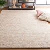 SAFAVIEH Area Rug 8×10 – Natura Collection – Large – Grey & Ivory, Handmade Wool, Ideal for Living Room, Bedroom, Dining Space (NAT182F)(Red/Ivory)