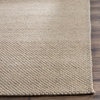 SAFAVIEH Area Rug 8×10 – Natura Collection – Large – Ivory, Handmade Wool, Ideal for Living Room, Bedroom, Dining Space (NAT801A)(Beige)