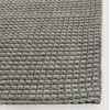 SAFAVIEH Area Rug 8×10 – Natura Collection – Large – Ivory, Handmade Wool, Ideal for Living Room, Bedroom, Dining Space (NAT801A)(Dark Grey)