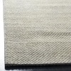 SAFAVIEH Area Rug 8×10 – Natura Collection – Large – Ivory, Handmade Wool, Ideal for Living Room, Bedroom, Dining Space (NAT801A)(Grey)