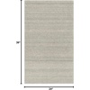 SAFAVIEH Area Rug 8×10 – Natura Collection – Large – Ivory, Handmade Wool, Ideal for Living Room, Bedroom, Dining Space (NAT801A)(Grey)