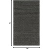 SAFAVIEH Area Rug 8×10 – Natura Collection – Large – Ivory, Handmade Wool, Ideal for Living Room, Bedroom, Dining Space (NAT801A)(Grey/Black)