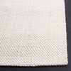SAFAVIEH Area Rug 8×10 – Natura Collection – Large – Ivory, Handmade Wool, Ideal for Living Room, Bedroom, Dining Space (NAT801A)(Ivory)