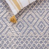 SAFAVIEH Area Rug 8×10 – Natura Collection – Large – Ivory, Handmade Wool, Moroccan Boho Fringe Design, Ideal for Living Room, Bedroom, Dining Space (NAT852B)(Ivory/Blue)