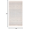 SAFAVIEH Area Rug 8×10 – Natura Collection – Large – Ivory, Handmade Wool, Moroccan Boho Fringe Design, Ideal for Living Room, Bedroom, Dining Space (NAT852B)(Ivory/Grey)