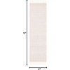 SAFAVIEH Area Rug 8×10 – Natura Collection – Large – Ivory, Handmade Wool, Moroccan Boho Fringe Design, Ideal for Living Room, Bedroom, Dining Space (NAT852B)(Ivory/Pink)