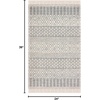 SAFAVIEH Area Rug 8×10 – Natura Collection – Large – Ivory, Handmade Wool, Moroccan Boho Fringe Design, Ideal for Living Room, Bedroom, Dining Space (NAT852B)(Ivory/Navy)
