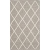 SAFAVIEH Area Rug 8×10 – Natura Collection – Large – Ivory & Ivory, Handmade Wool & Viscose, Ideal for Living Room, Bedroom, Dining Space (NAT310A)(Grey)