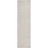 SAFAVIEH Area Rug 8×10 – Natura Collection – Large – Ivory & Ivory, Handmade Wool & Viscose, Ideal for Living Room, Bedroom, Dining Space (NAT310A)(Silver/Ivory)