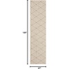 SAFAVIEH Area Rug 8×10 – Palm Beach Collection – Large – Beige & Beige, Sisal Jacquard Weave, Ideal for Living Room, Bedroom, Office, Dining Space (PAB360A)(Beige/Brown)