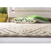 SAFAVIEH Area Rug 8×10 – Palm Beach Collection – Large – Beige & Beige, Sisal Jacquard Weave, Ideal for Living Room, Bedroom, Office, Dining Space (PAB360A)(Beige/Brown)