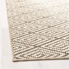 SAFAVIEH Area Rug 8×10 – Palm Beach Collection – Large – Beige & Beige, Sisal Jacquard Weave, Ideal for Living Room, Bedroom, Office, Dining Space (PAB360A)(Beige/Brown)