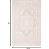 SAFAVIEH Area Rug 8×10 – Reflection Collection – Large – Cream & Ivory, Non-Shedding & Easy Cleaning, Ideal for Living Room, Bedroom, Dining Space (RFT664D)(Creme/Ivory)