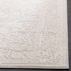 SAFAVIEH Area Rug 8×10 – Reflection Collection – Large – Cream & Ivory, Non-Shedding & Easy Cleaning, Ideal for Living Room, Bedroom, Dining Space (RFT664D)(Light Grey/Cream)
