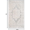 SAFAVIEH Area Rug 8×10 – Reflection Collection – Large – Cream & Ivory, Non-Shedding & Easy Cleaning, Ideal for Living Room, Bedroom, Dining Space (RFT664D)(Light Grey/Cream)