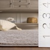 SAFAVIEH Area Rug 8×10 – Reflection Collection – Large – Cream & Ivory, Non-Shedding & Easy Cleaning, Ideal for Living Room, Bedroom, Dining Space (RFT664D)(Ivory/White)