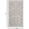 SAFAVIEH Area Rug 8×10 – Reflection Collection – Large – Cream & Ivory, Non-Shedding & Easy Cleaning, Ideal for Living Room, Bedroom, Dining Space (RFT667D)(Dark Grey/Cream)